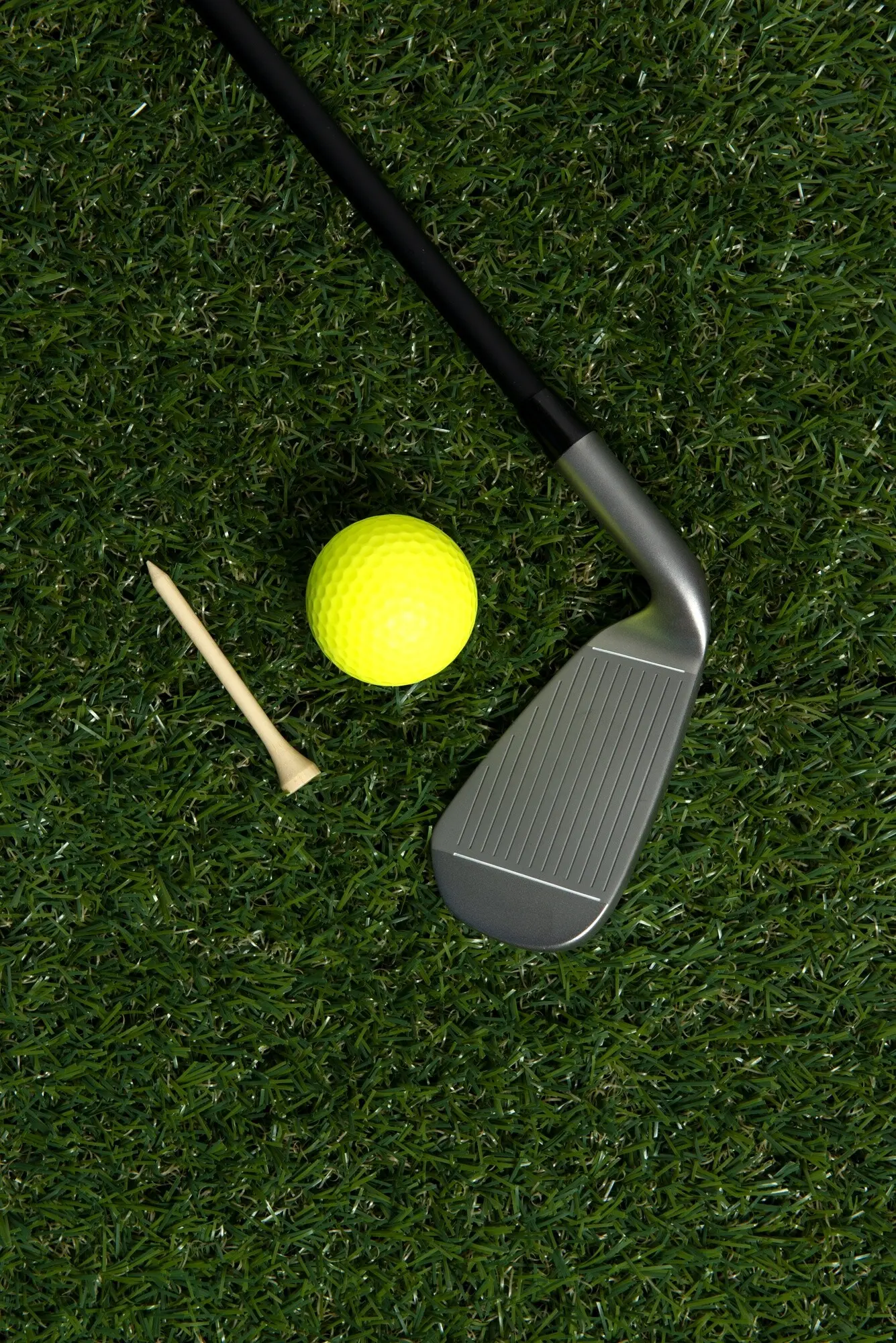 Vista del equipo deportivo de golf